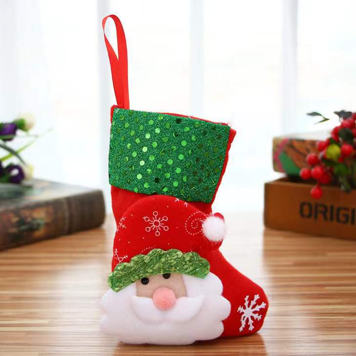 Christmas Decorations Christmas Stocking Pendant Christmas Stocking Gift Bag Hanging Piece - Image 7