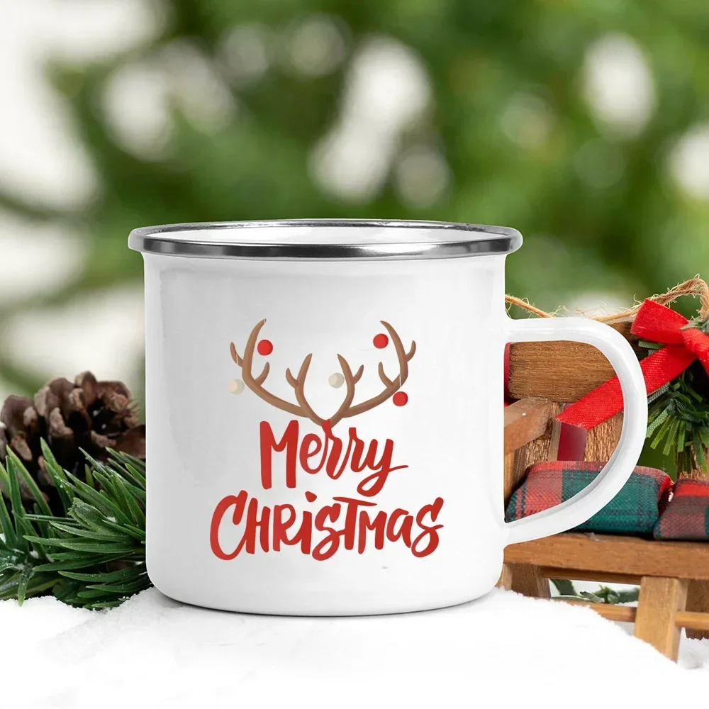 Christmas Enamel Mug with Festive Print - Image 14