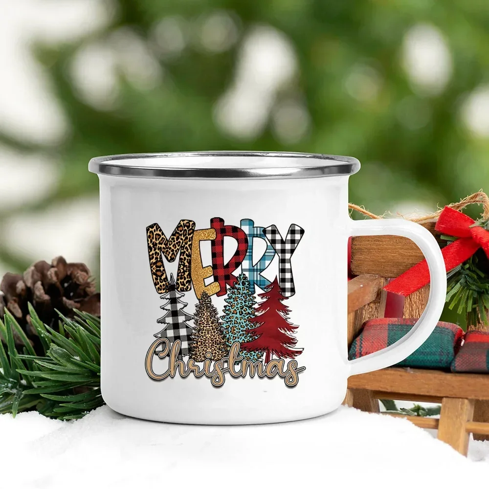 Christmas Enamel Mug with Festive Print - Image 15