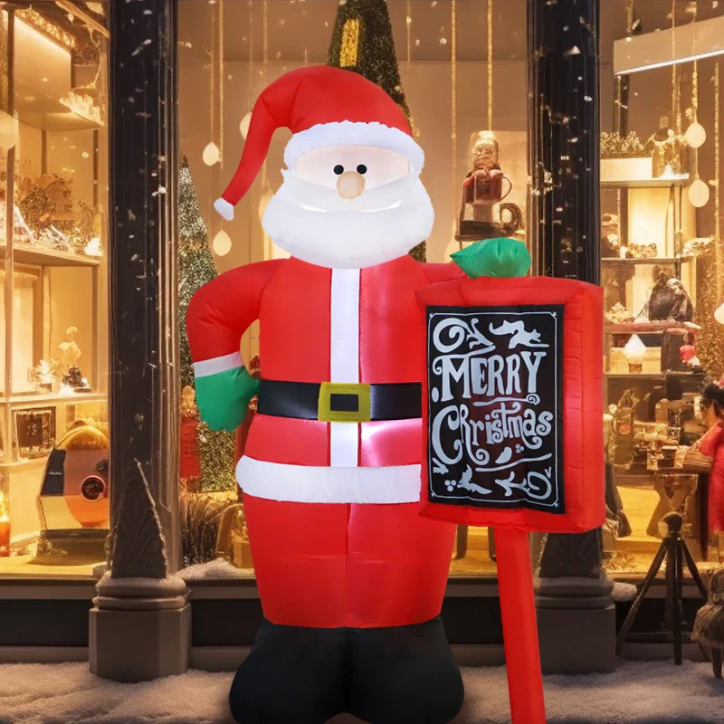 Christmas Inflatable Santa Decoration with LED Lights - Image 5