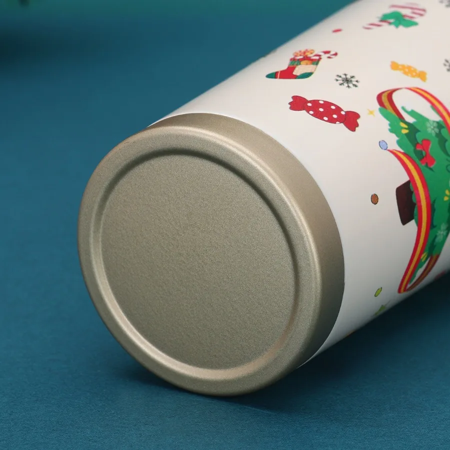 Christmas Insulated Drinking Cup – Portable Handheld Coffee & Water Bottle - Image 4
