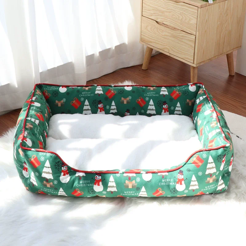 Christmas Pet Bed – Warm Cloud Nest for Dogs & Cats - Image 5