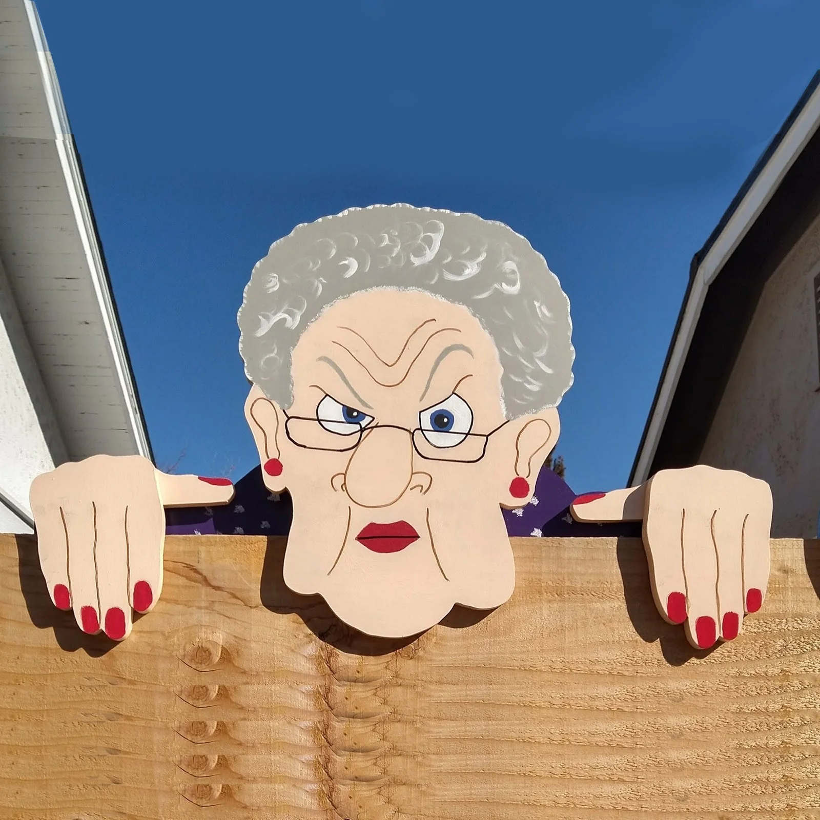 Christmas Themed Fence Garden Top Decoration - Image 20