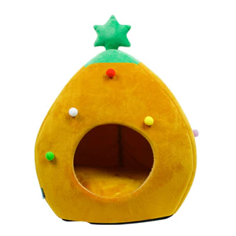 Christmas Tree Pet Bed Winter Warm Pet Nest Cat House Dog pet supplies - Image 7