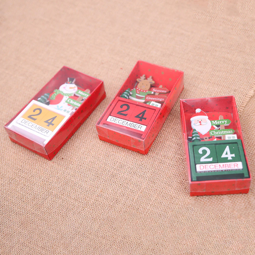 Christmas wooden calendar decoration - Image 3