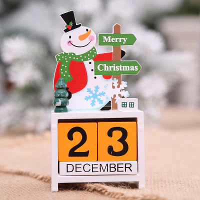 Christmas wooden calendar decoration - Image 4