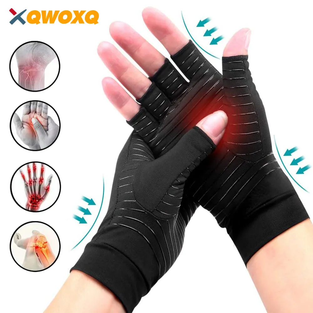 Copper-Infused Compression Arthritis Gloves