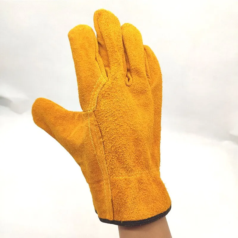Cowhide Work Gloves for Men: Durable Safety & Protection Gloves - Image 5