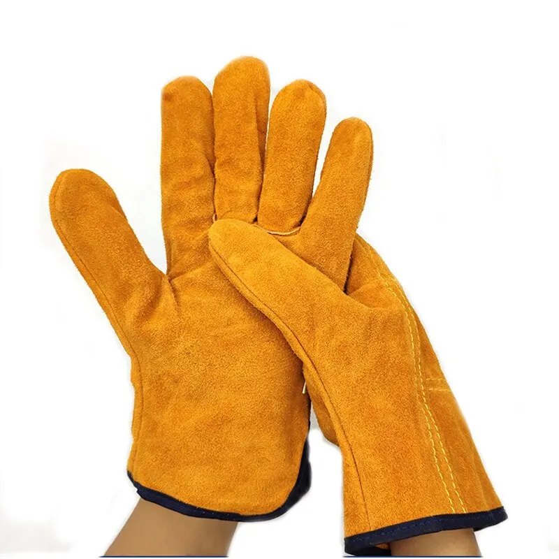 Cowhide Work Gloves for Men: Durable Safety & Protection Gloves - Image 6