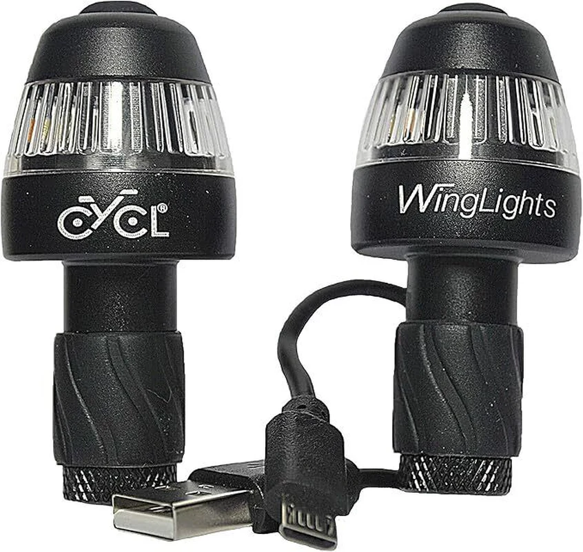 Winglights 360 Fixed Turn Signals Direction Indicators for Bicycles and Scooters