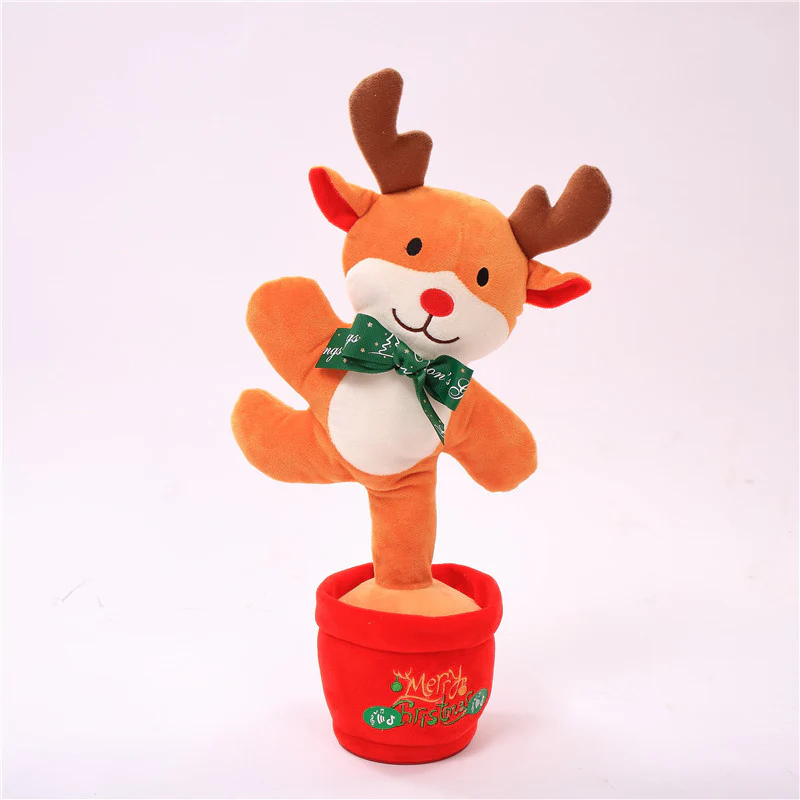 Early Education Electronic Dancing Christmas Plush Toy (Dances, Records, Glows, Sings) - Image 12
