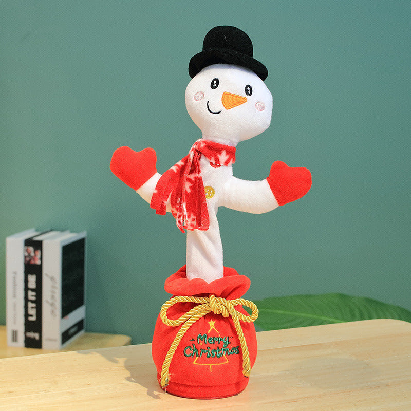 Early Education Electronic Dancing Christmas Plush Toy (Dances, Records, Glows, Sings) - Image 18