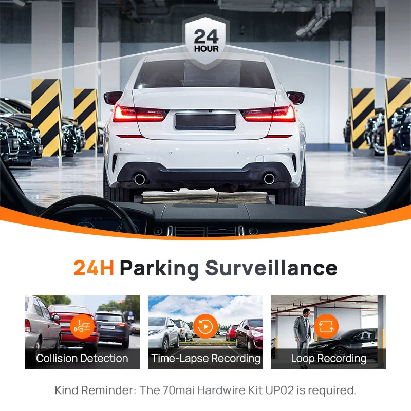 Dash Cam A200 Dual-Channel Recording (1080P) - Image 4