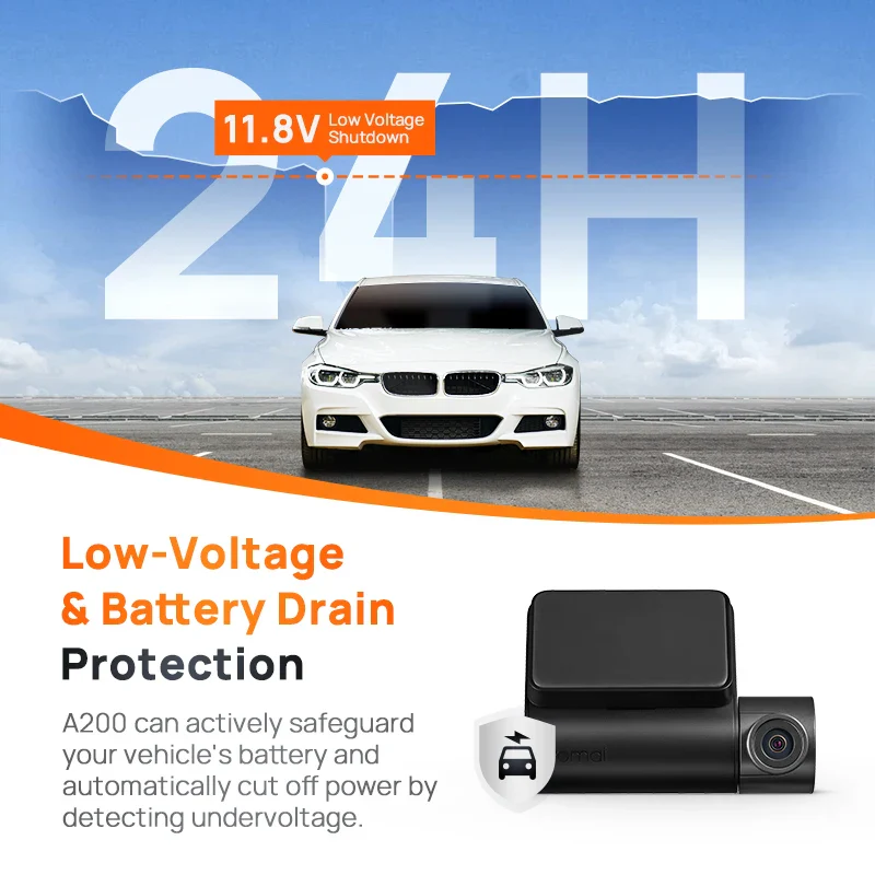 Dash Cam A200 Dual-Channel Recording (1080P) - Image 5