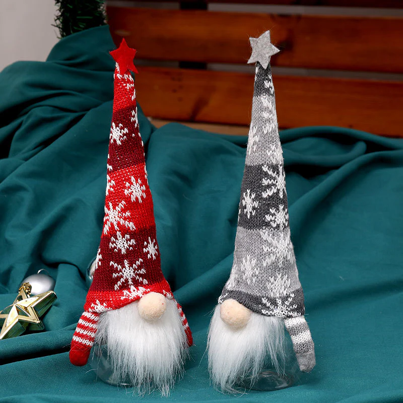Desktop Children's Festive Christmas theme Decoration Doll Candy Jar Lid - Image 4
