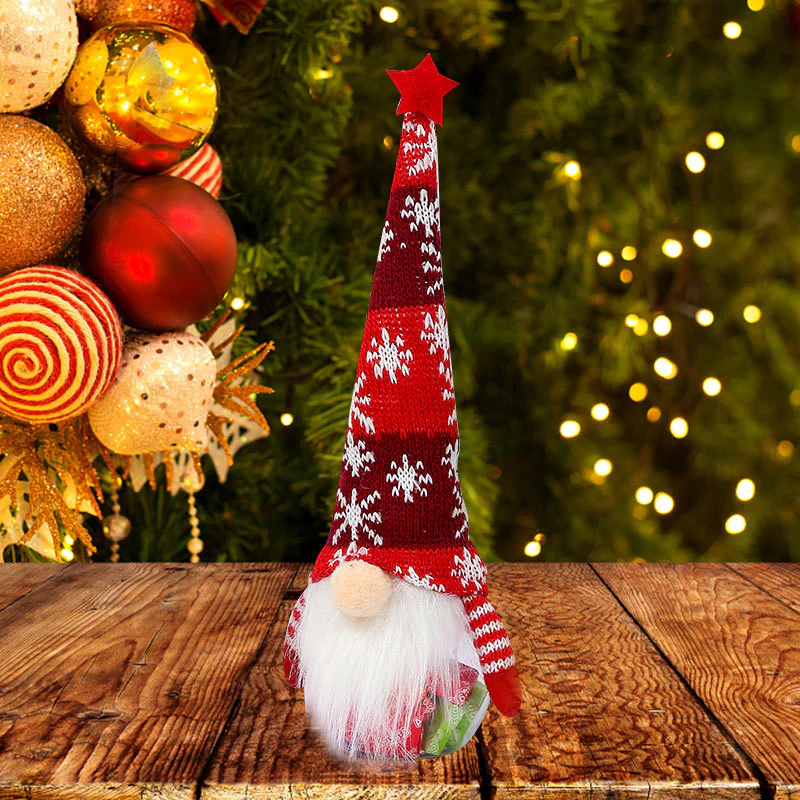 Desktop Children's Festive Christmas theme Decoration Doll Candy Jar Lid - Image 5