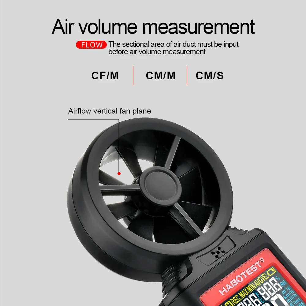 Digital Anemometer with LCD Backlight - Image 3