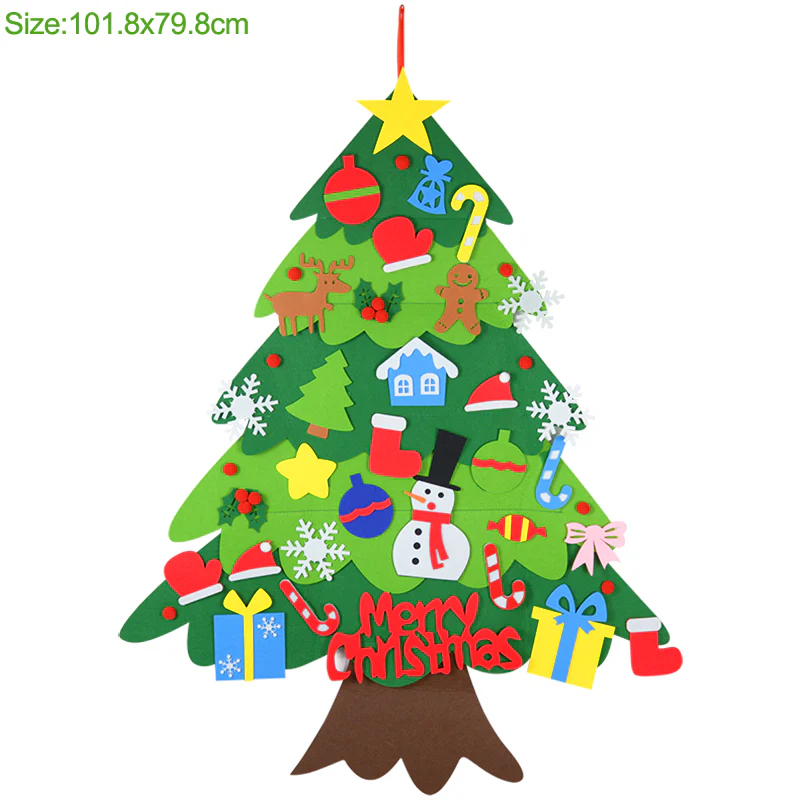 DIY Felt Christmas Tree Ornaments For Kids - Image 11