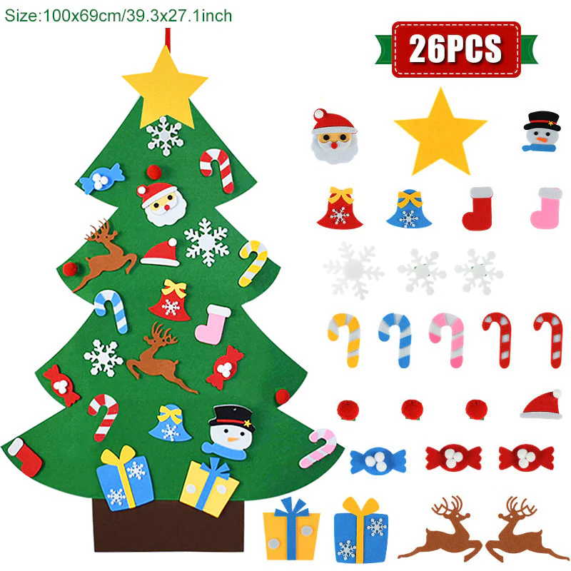 DIY Felt Christmas Tree Ornaments For Kids - Image 5