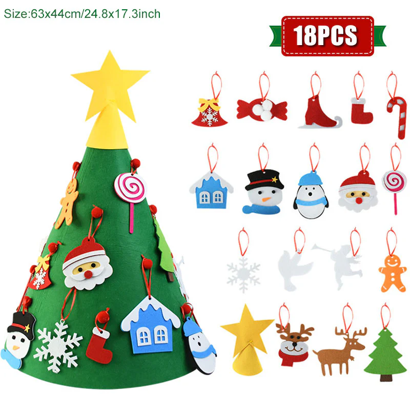 DIY Felt Christmas Tree Ornaments For Kids - Image 7