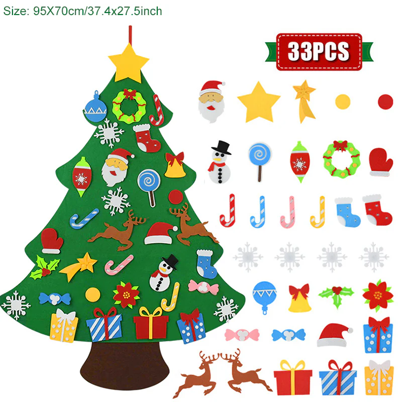 DIY Felt Christmas Tree Ornaments For Kids - Image 9