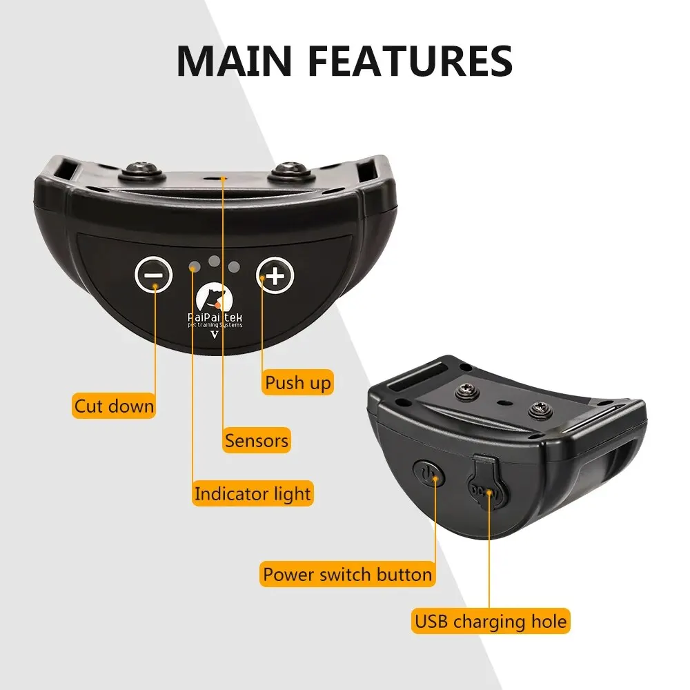 Dog Bark Collar - Rechargeable Anti-Bark Collar for Small and Medium Dogs - Image 2