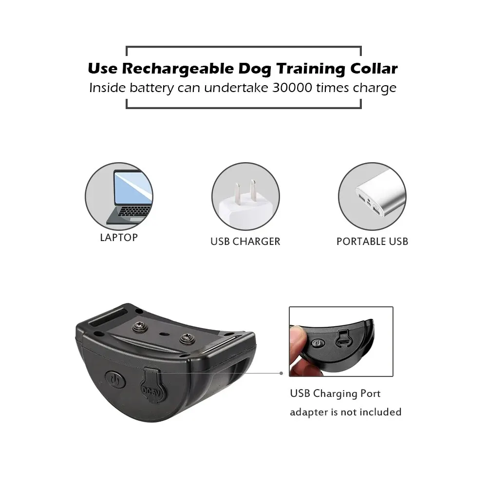 Dog Bark Collar - Rechargeable Anti-Bark Collar for Small and Medium Dogs - Image 4