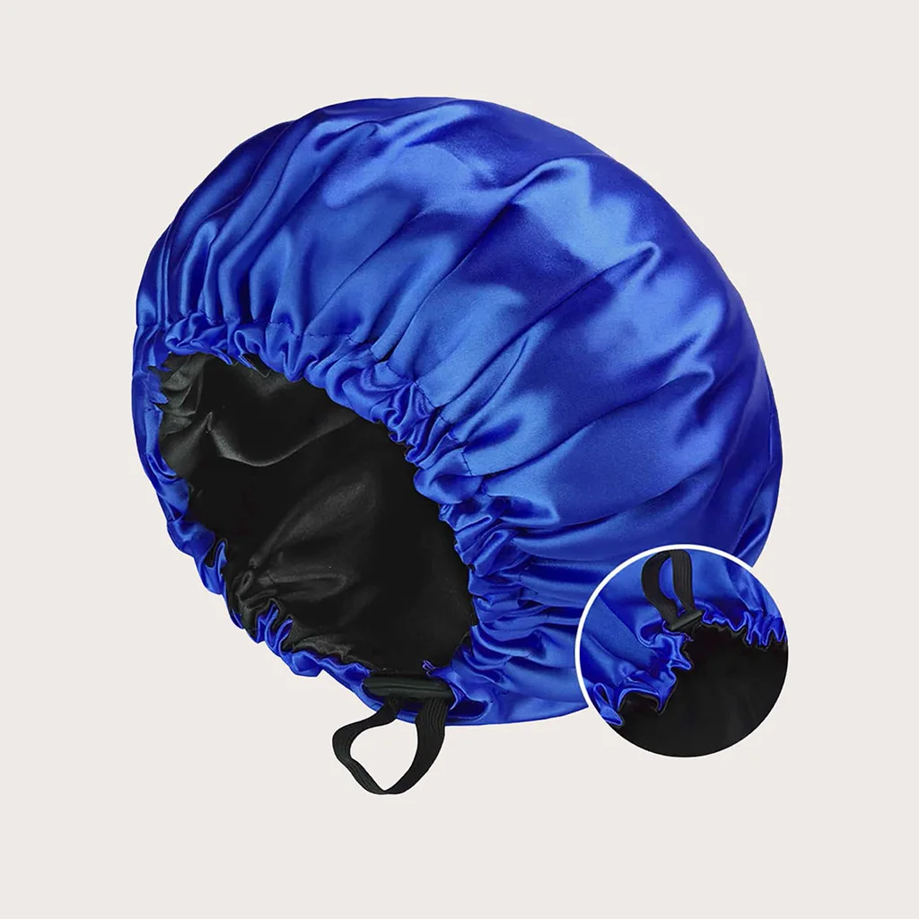 Double-Layer Reversible Satin Bonnet - Image 3
