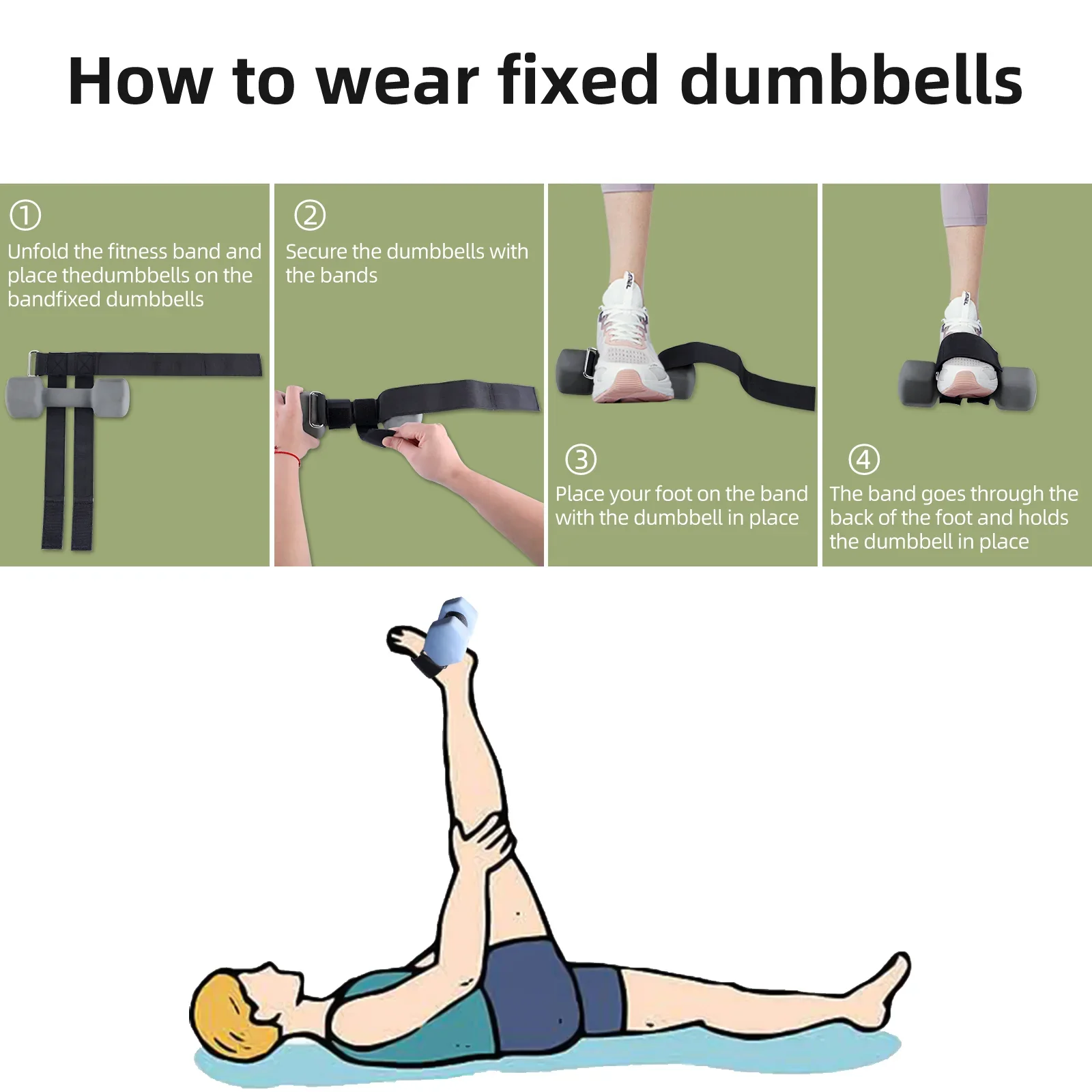 Dumbbell Foot Strap - Image 4