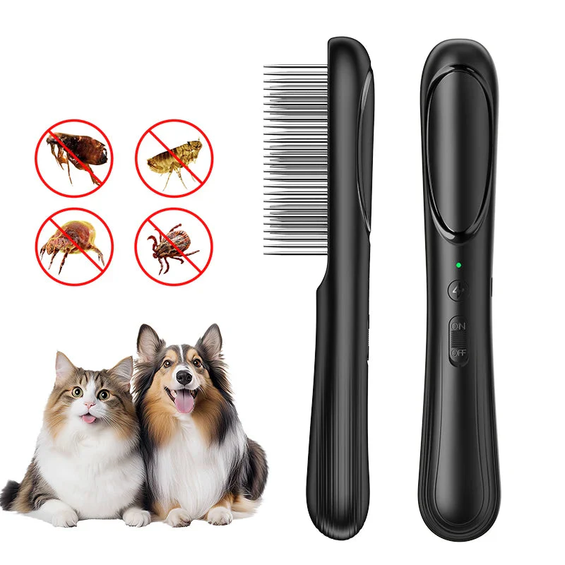 Electric Flea Comb – Anti-Lice Grabber Brush for Dogs & Cats