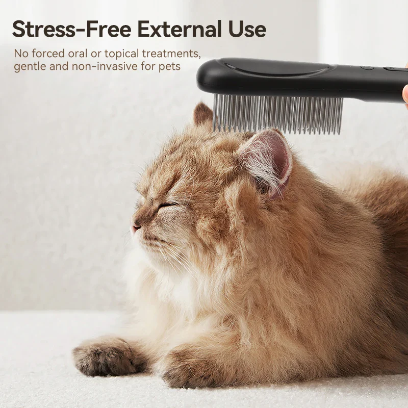 Electric Flea Comb – Anti-Lice Grabber Brush for Dogs & Cats - Image 4