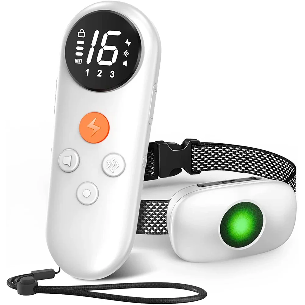 Electric Training Collar Rechargeable Anti Bark Dog Collar with Remote