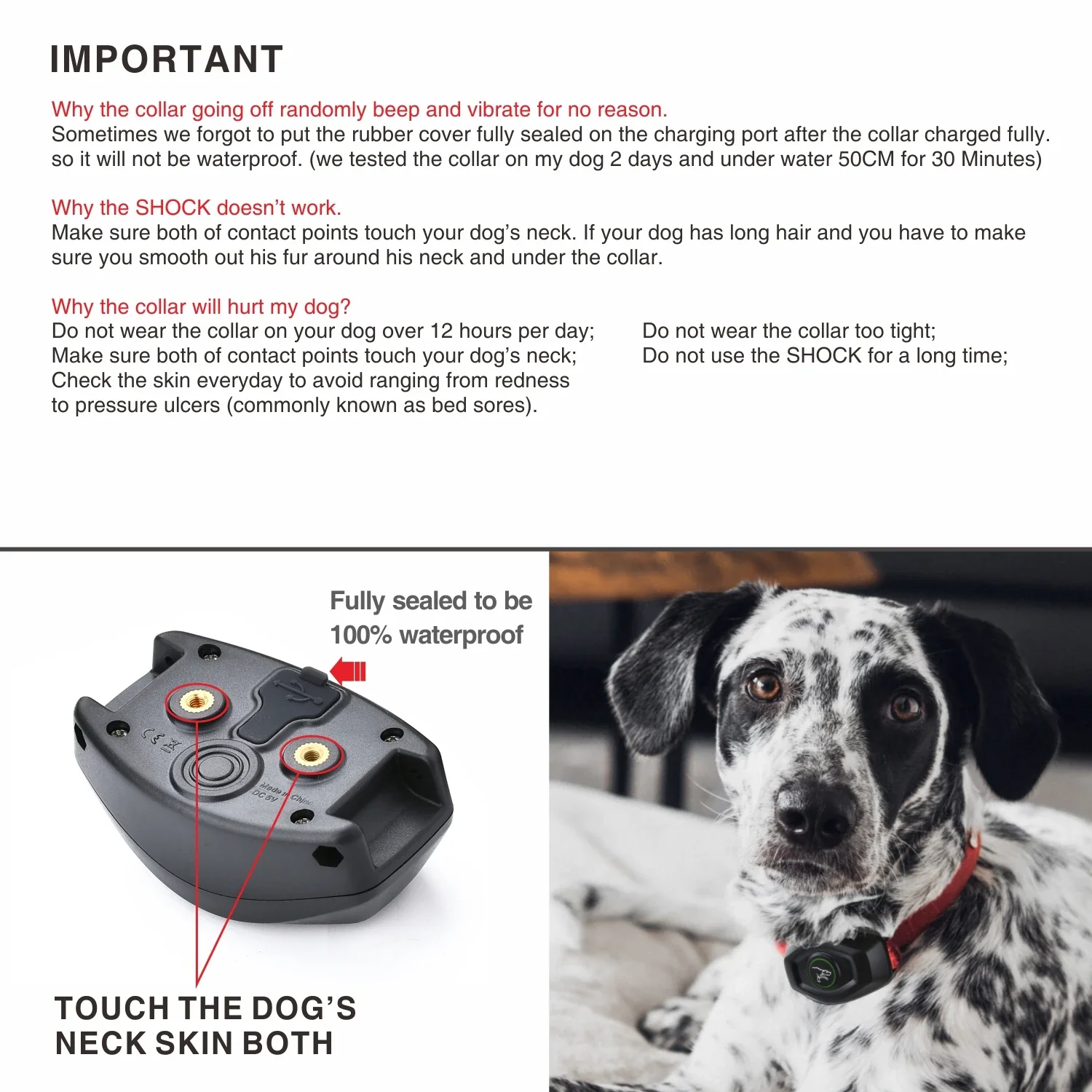 Electric Training Dog Collar (400 meters) - Image 5