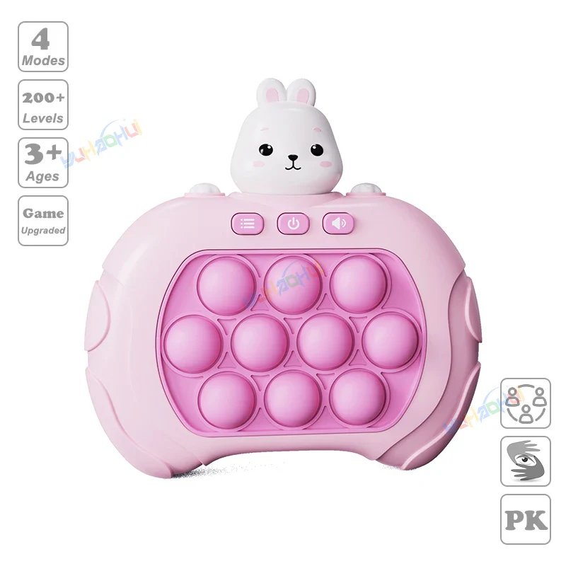 Electronic Pop Push Quick Push Game Console with LED Display - Image 20