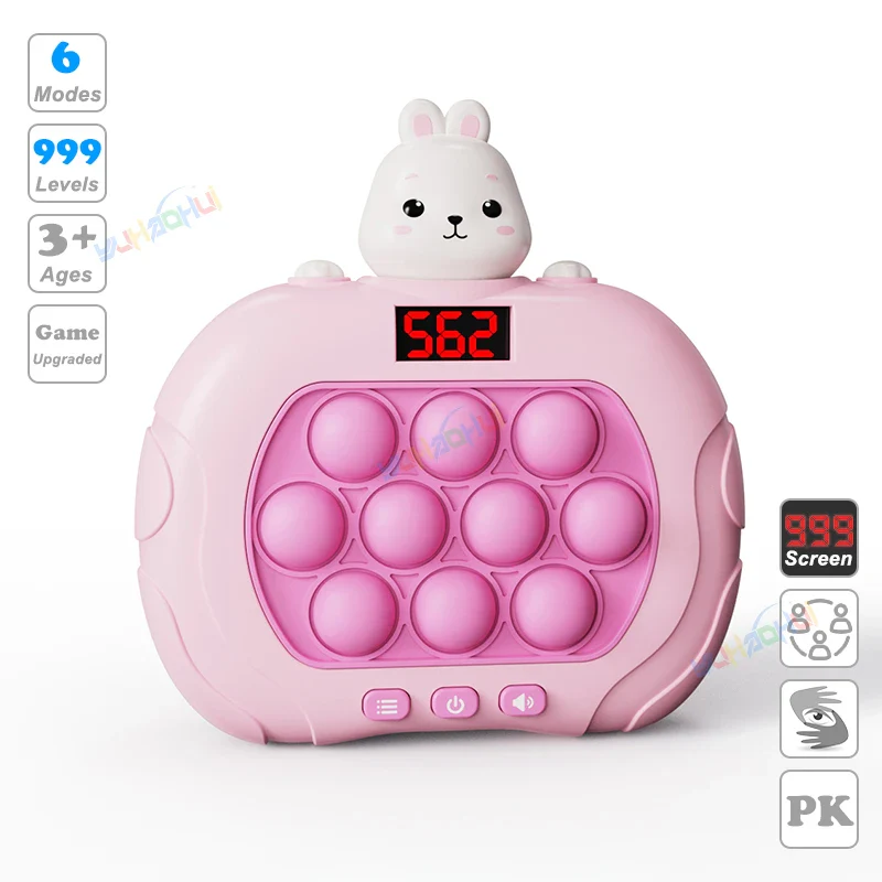 Electronic Pop Push Quick Push Game Console with LED Display - Image 39
