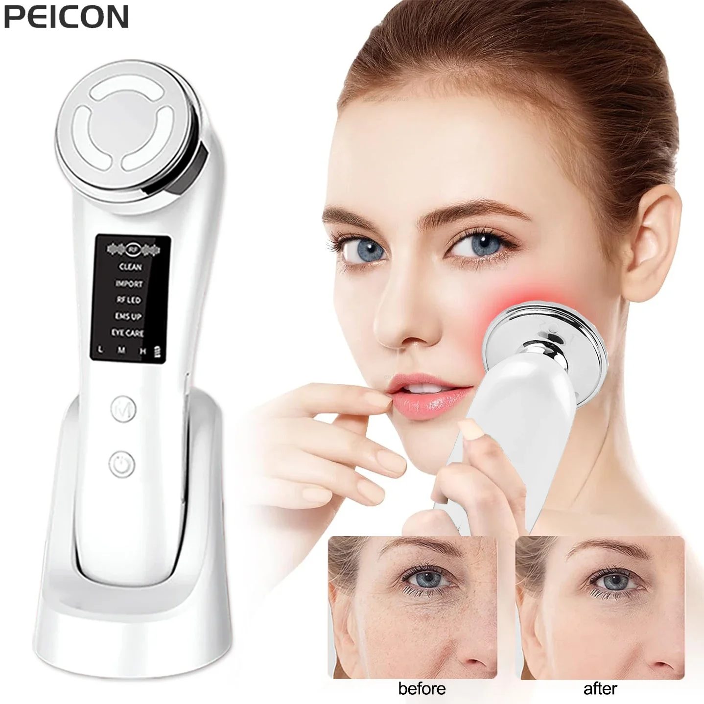 EMS Microcurrent Face Lifting & Anti-Ageing Facial Massager