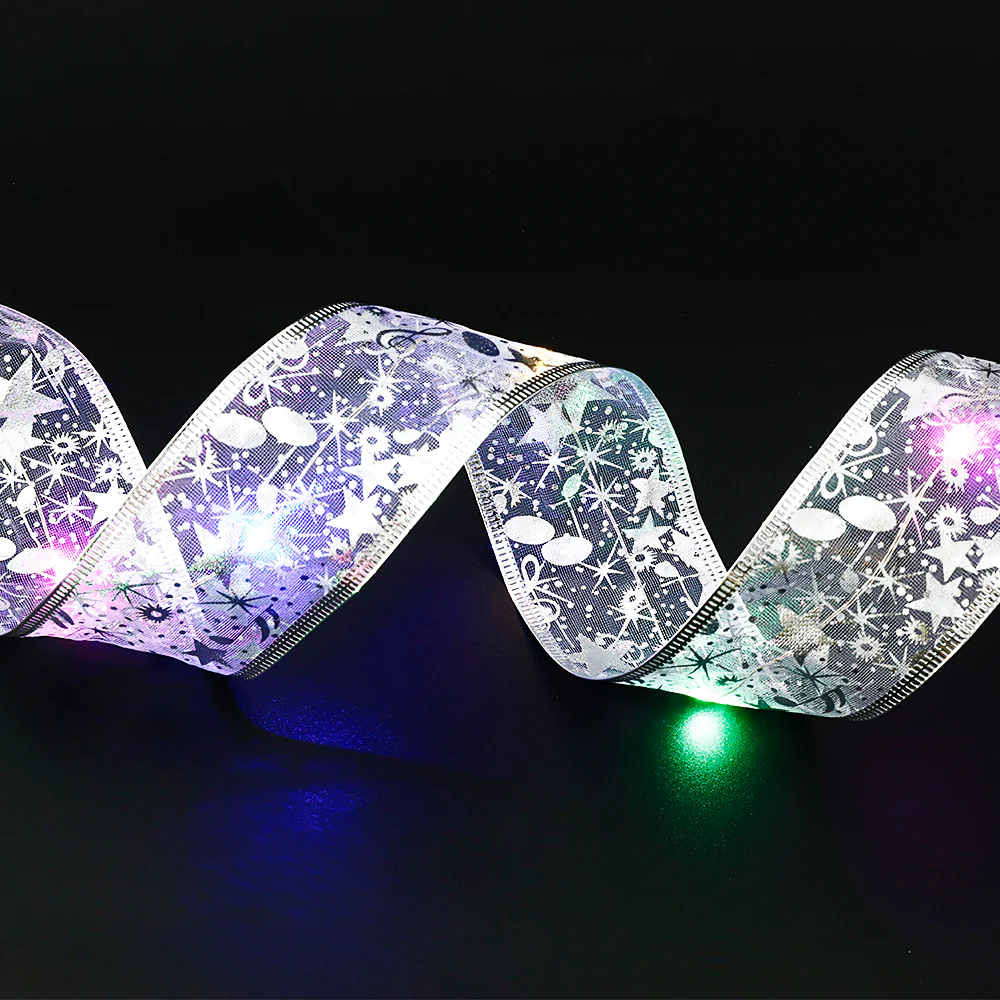 Ribbon Fairy String Christmas Tree Light Bow Tie (Battery Powered) - Image 6