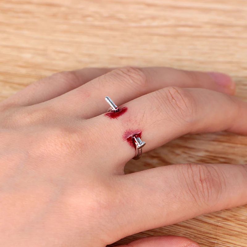 Fashion Jewelry Nail Ring Fashion Simple Ring Halloween Accessories - Image 4