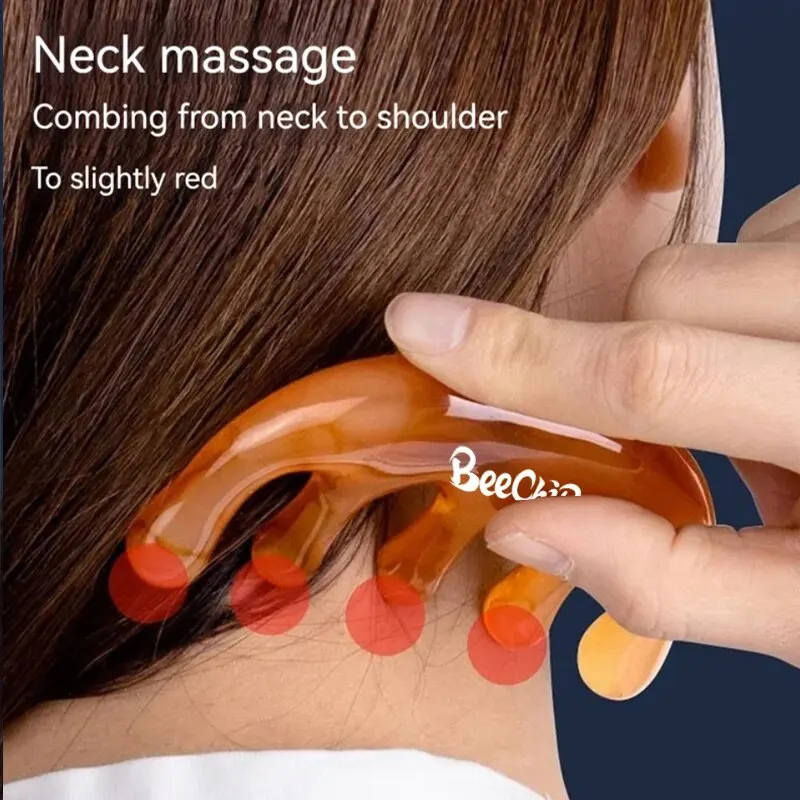 Five-Tooth Meridian Scalp Massage Comb - Image 4