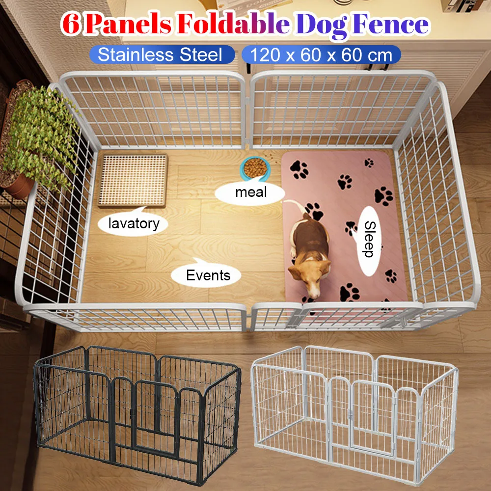 Foldable Dog Playpen – Heavy-Duty Pet Exercise Cage for Dogs, Cats & Rabbits