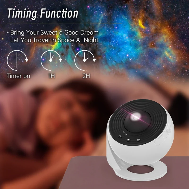 Galaxy Starry Sky Night Light Projector - Image 3