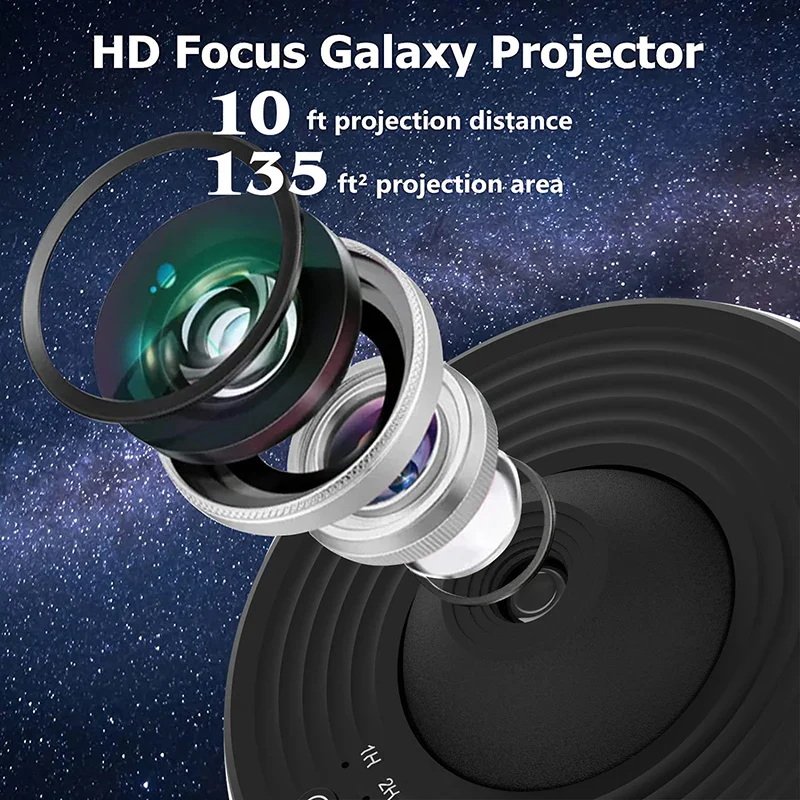 Galaxy Starry Sky Night Light Projector - Image 5