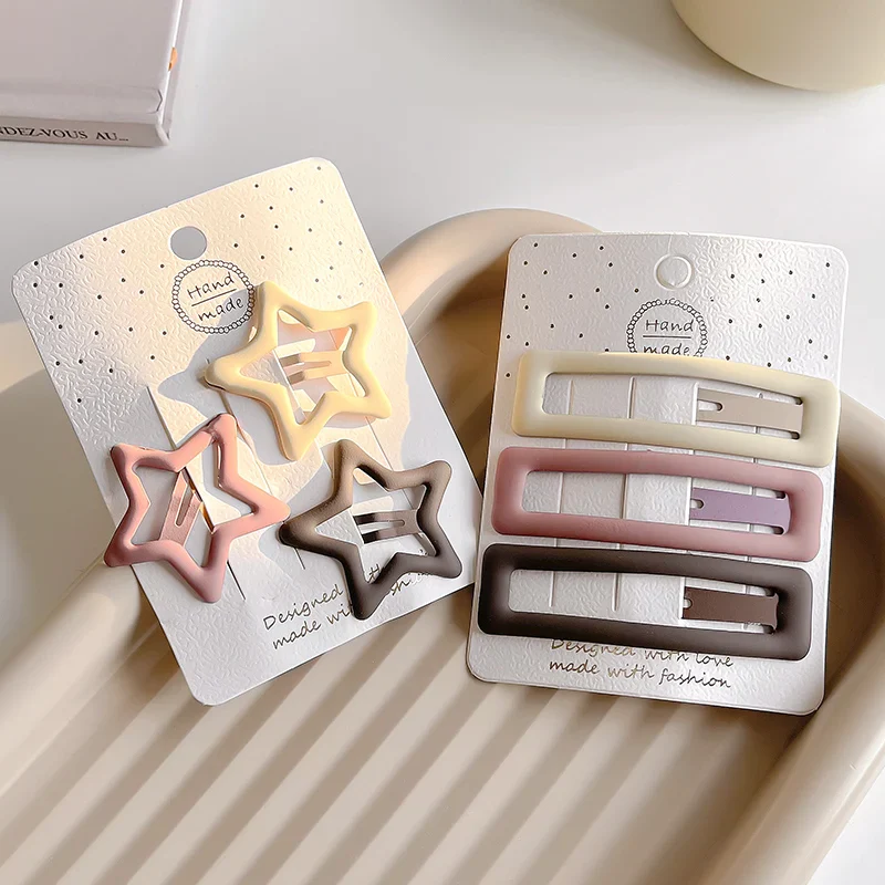 Geometric Hair Clips - Set of 3/6 PCs - Image 12