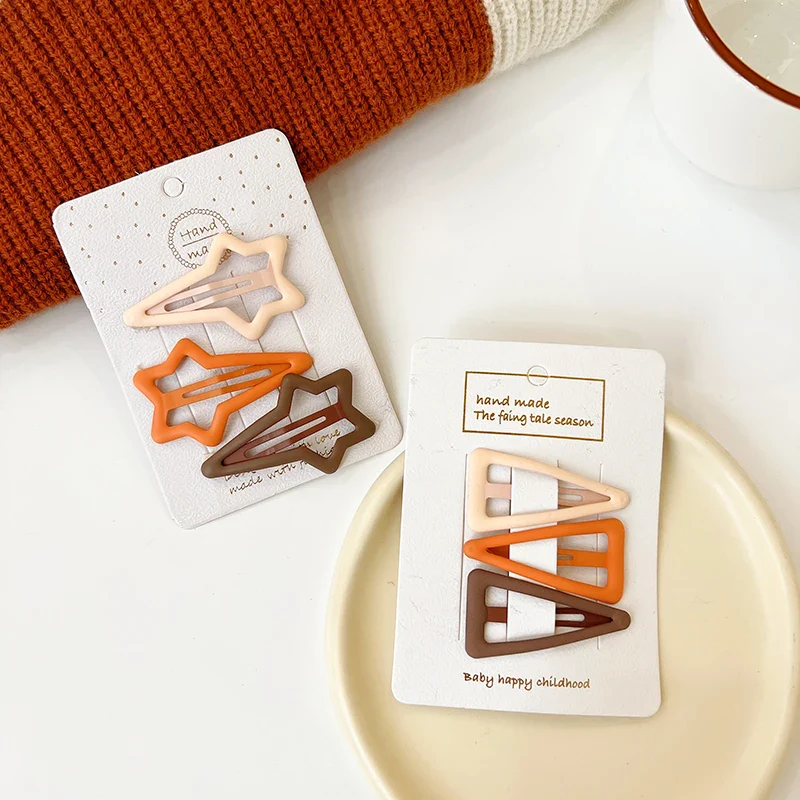 Geometric Hair Clips - Set of 3/6 PCs - Image 15