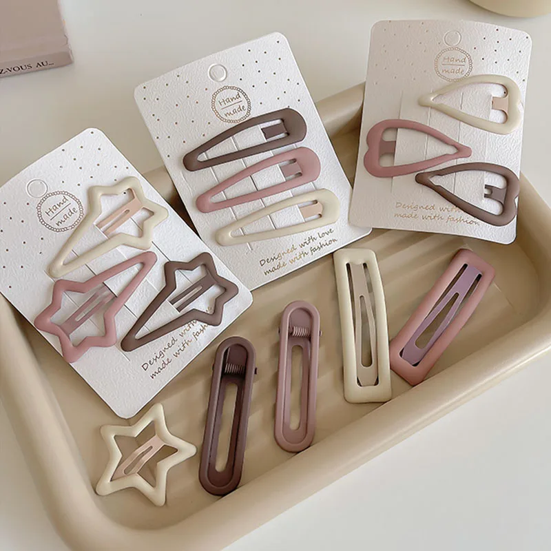 Geometric Hair Clips - Set of 3/6 PCs - Image 3