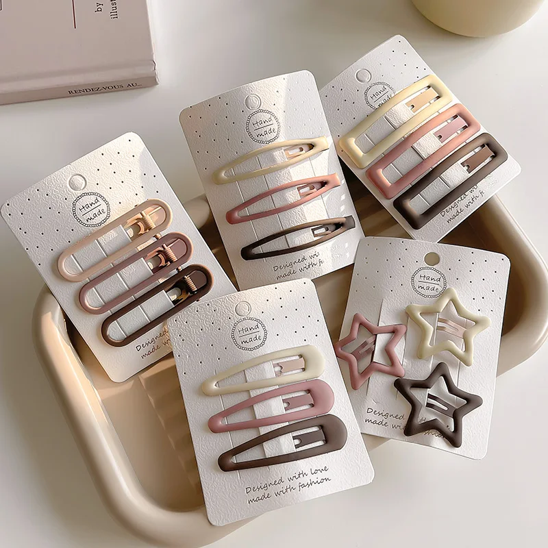 Geometric Hair Clips - Set of 3/6 PCs - Image 4