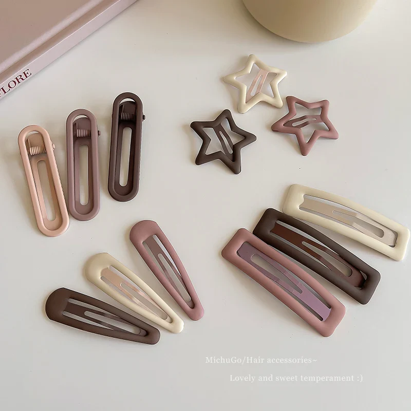 Geometric Hair Clips - Set of 3/6 PCs - Image 5