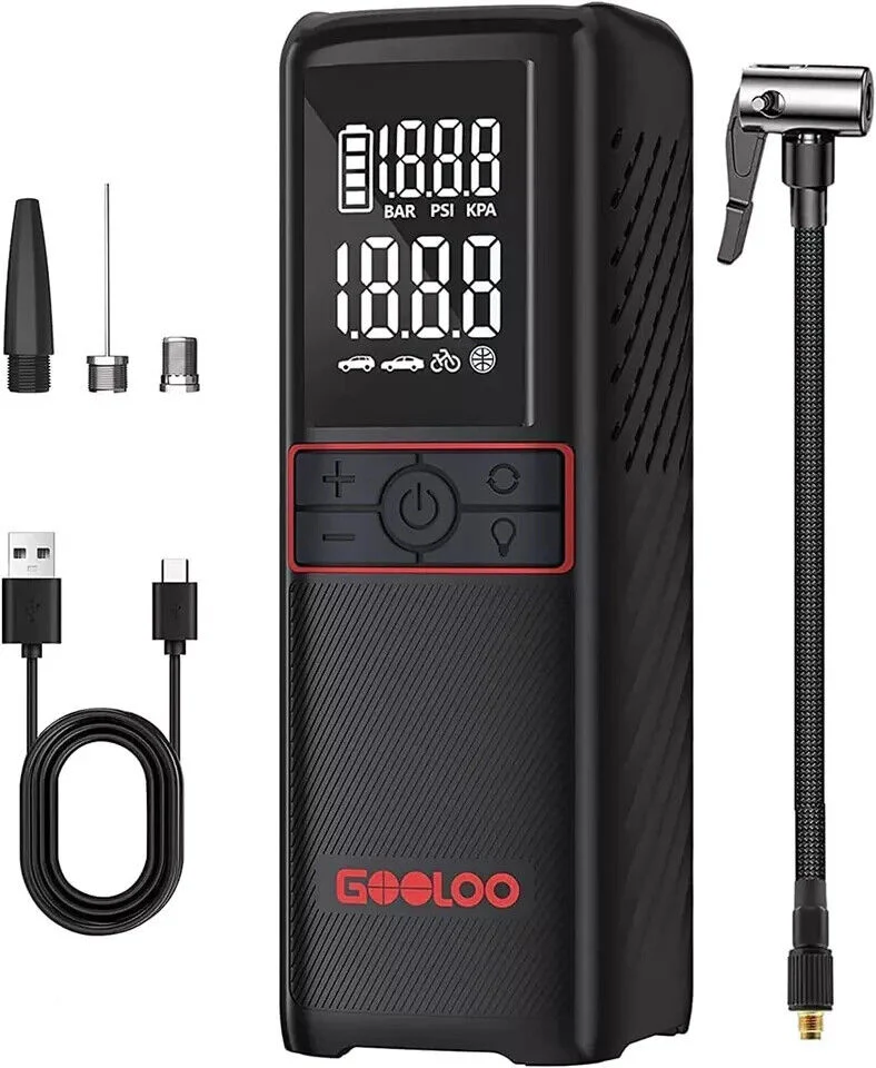 Gooloo Cordless Tyre Inflator Air Compressor Car Tyre Pump - Image 6