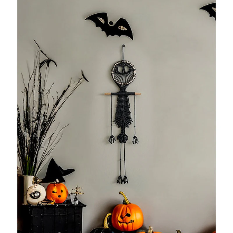 Gothic Tassel Skull Decorative Wall Hangings - Image 2