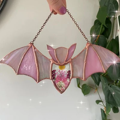 Haunted House Colourful Bats Home Decorations Halloween Bar - Image 3
